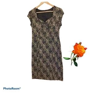 SUZY SHIER Black & White dress